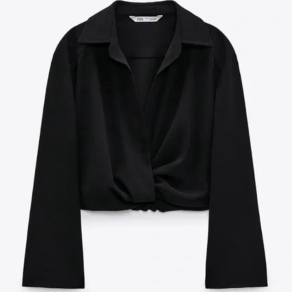 Zara Crop Top in Black